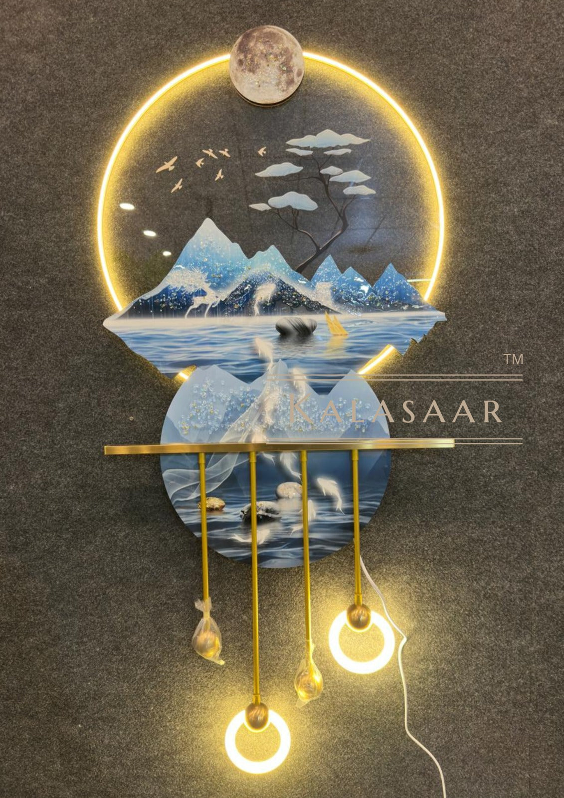 Elestial Garden: Remote-Controlled LED Wall Installation