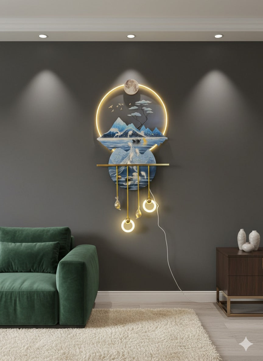 Elestial Garden: Remote-Controlled LED Wall Installation