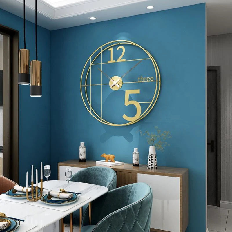 Spectacular Metal Wall Clock