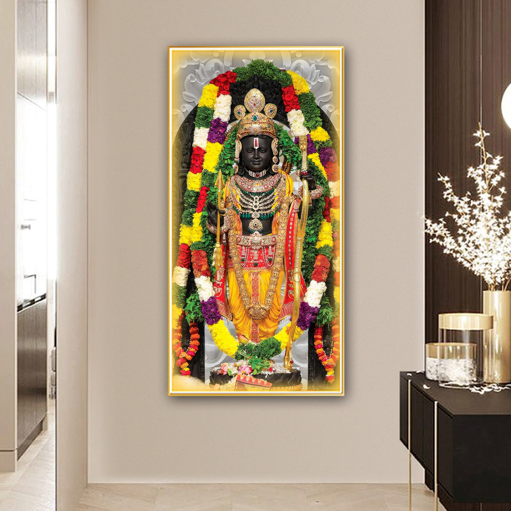 Devine Shree Ram Crystal Painting With LED