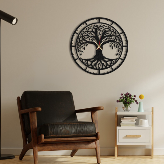 Metal Wall Clock For Decor