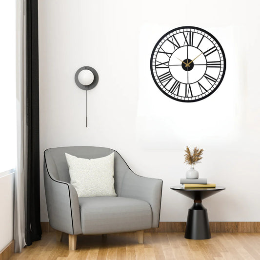 STYLISH DESIGNER METAL WALL CLOCK FOR LIVING ROOM, BEDROOM, OFFICE, KITCHEN, HOME AND HALL, ANTIQUE BIG SIZE MODERN WALL WATCH FOR HOME DECOR