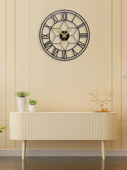 DESIGNER STYLISH METAL WALL CLOCK FOR LIVING ROOM, BEDROOM, OFFICE, KITCHEN, HOME AND HALL, ANTIQUE BIG SIZE MODERN WALL WATCH FOR HOME DECOR