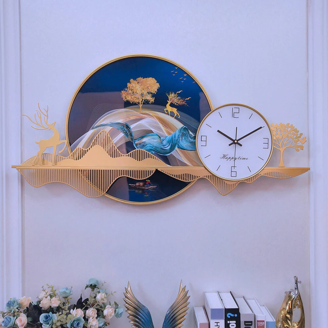 Decorative Metal Wall Clock