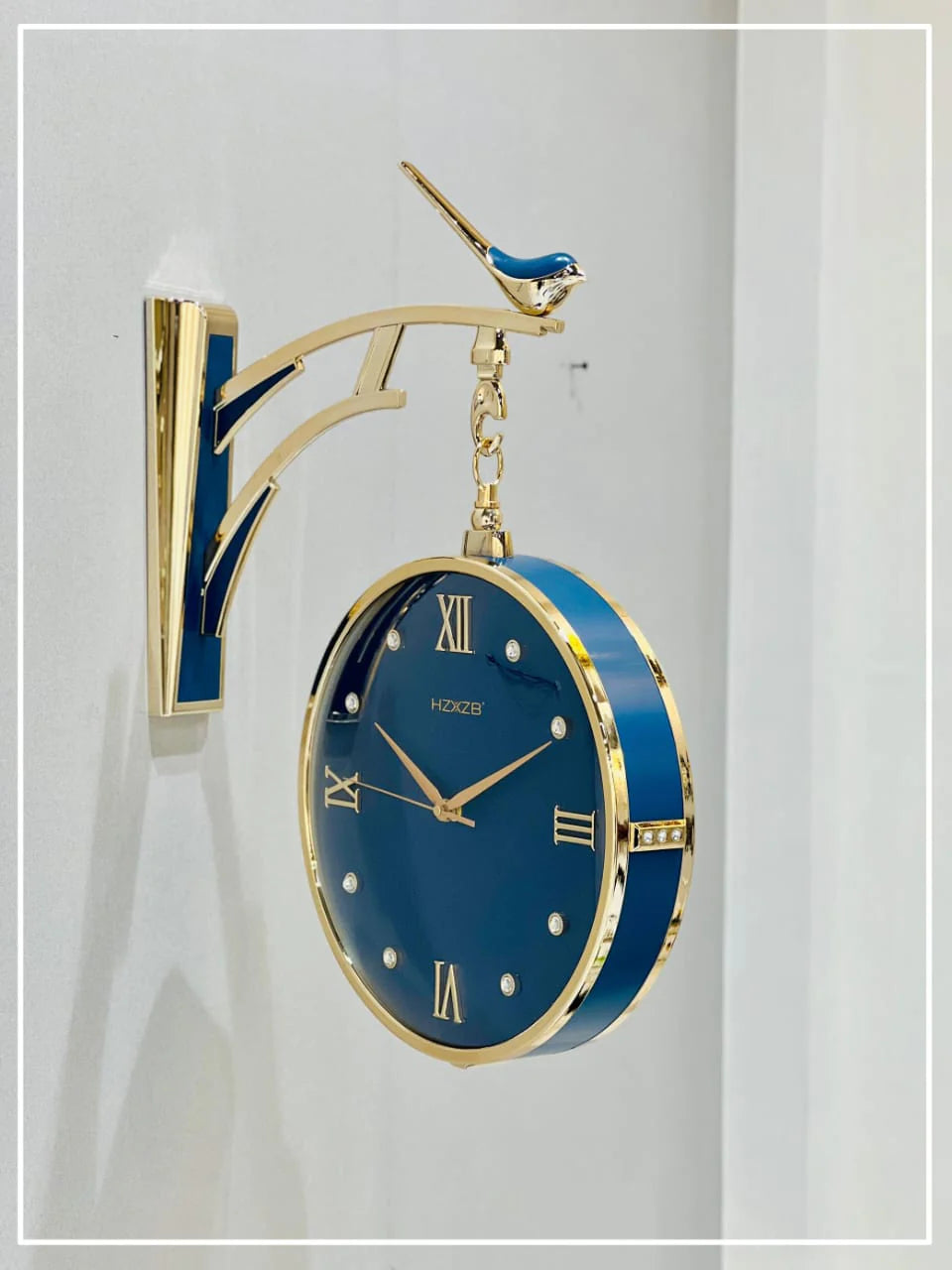 Double Sided Clock (Blue)