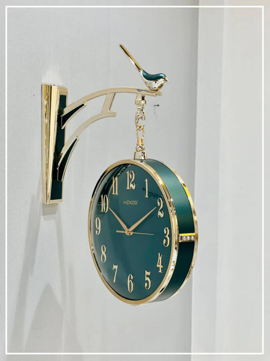 Double Sided Clock (Green)