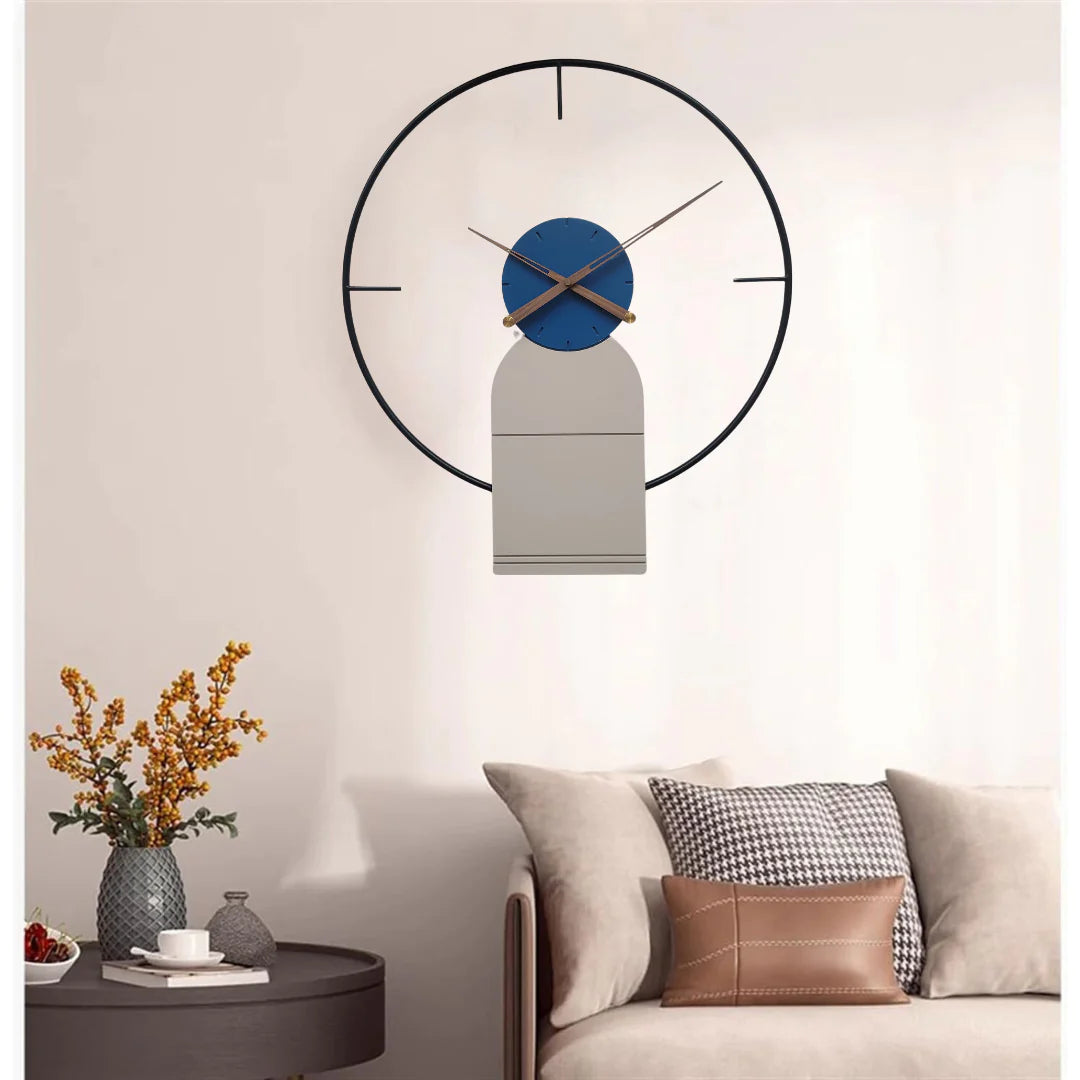 Silent Metal Wall Clock