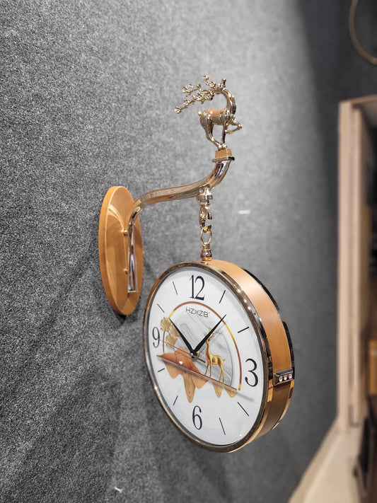 INNOVATIVE DUAL-SIDED WALL CLOCK WITH MUTE FUNCTIONALITY