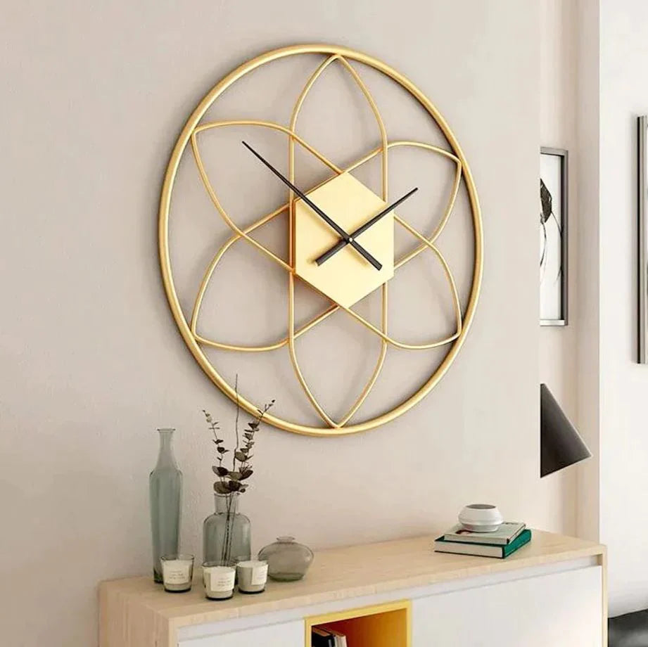 Stylish Metal Wall Clock For Home