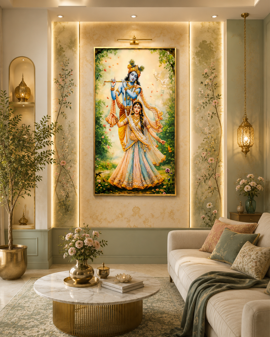 Kalasaar Divine Radha Krishna Wall Art