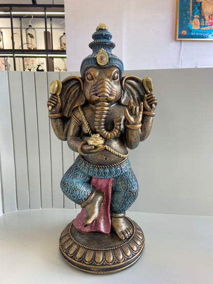 Antique Dancing Ganesha Artifact