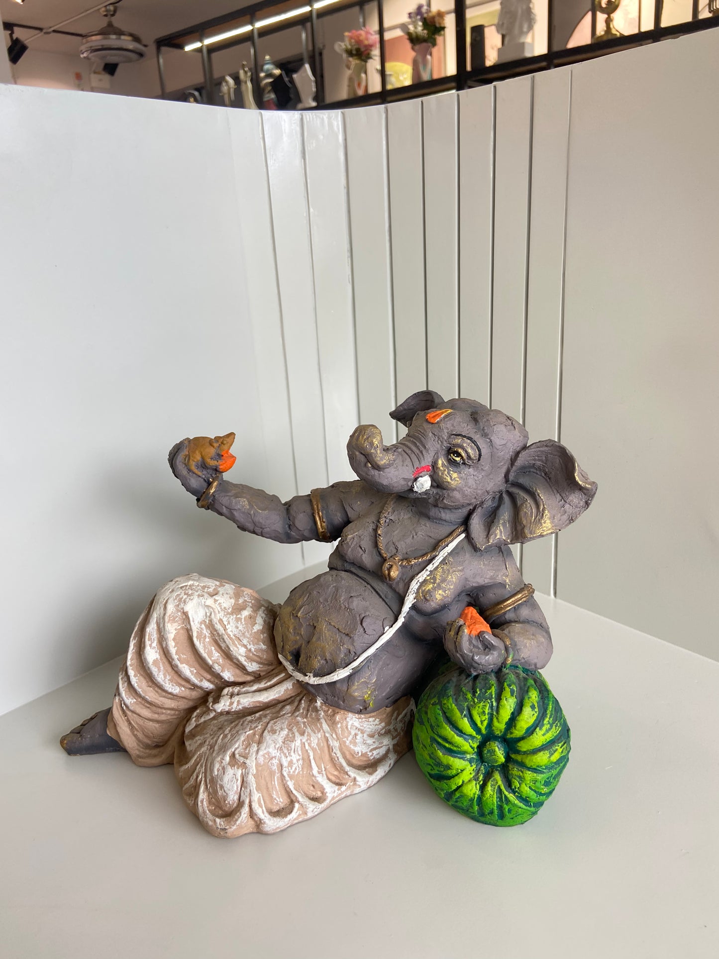 Contemporary Reclining Ganesha Artifact