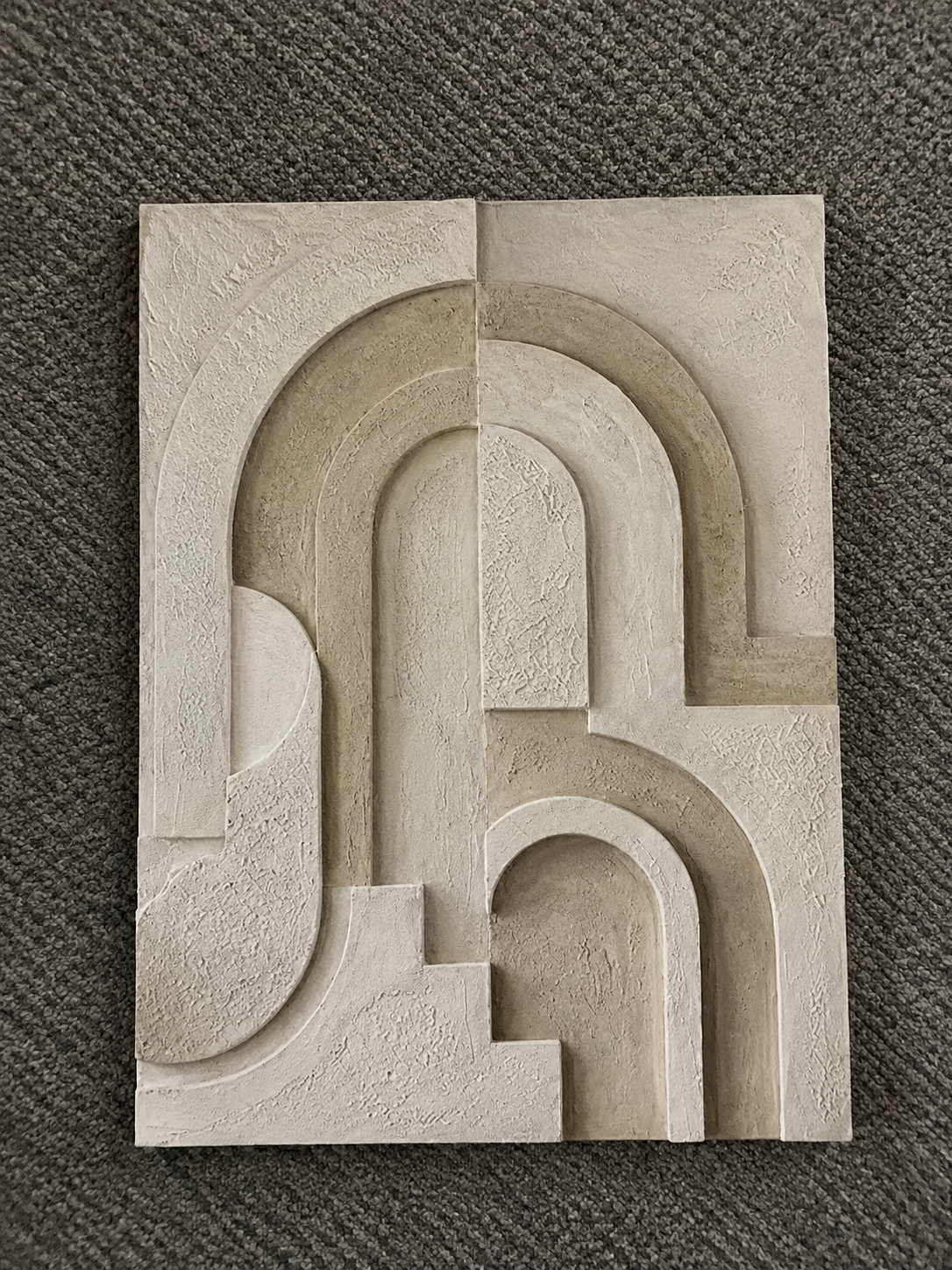 Architectural Harmony – Contemporary Textured Wall Art