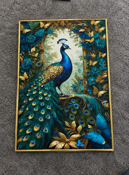 Royal Majestic Peacock LED Crystal Painting