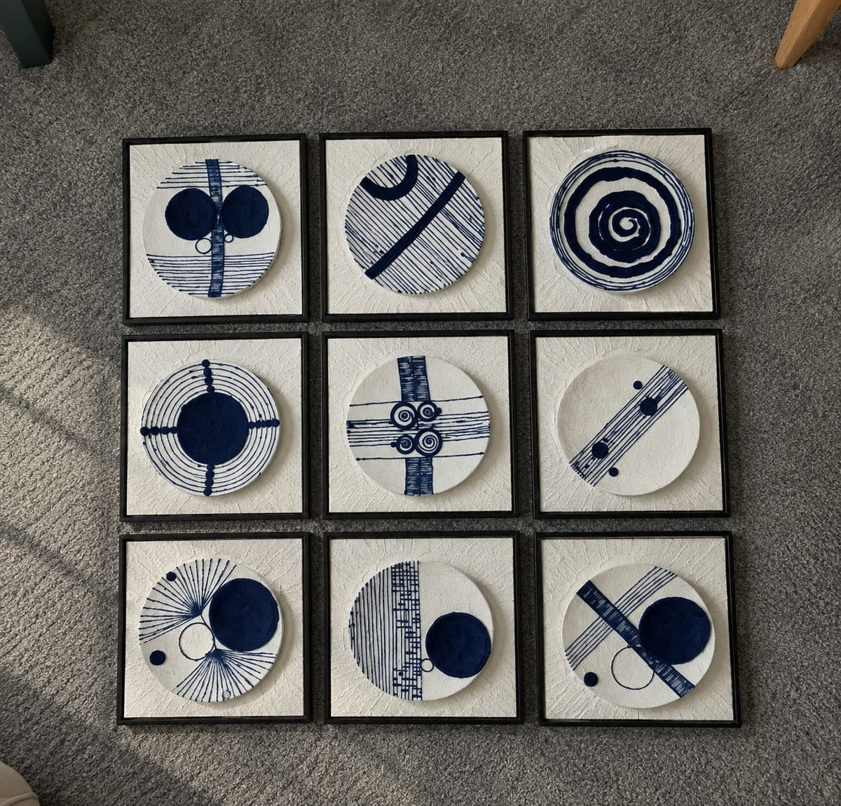 Handmade 9-Piece Sand Art Painting Set