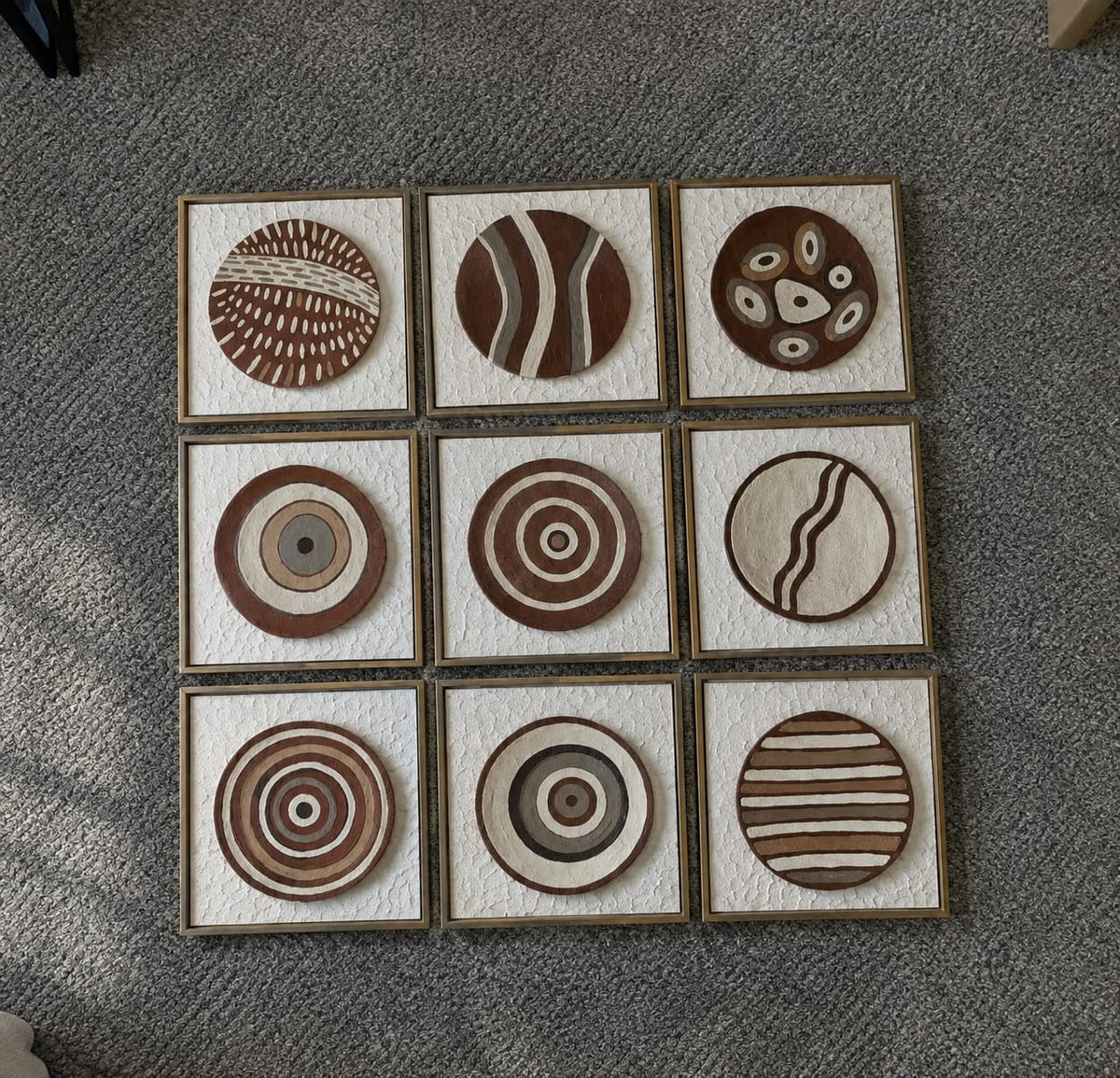 handmade 9-Piece Sand Art Painting Set