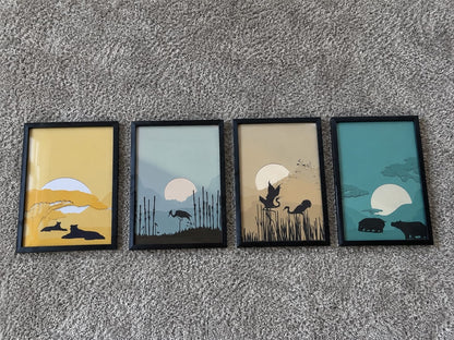 Handmade 4-Piece Sand Art Painting Set
