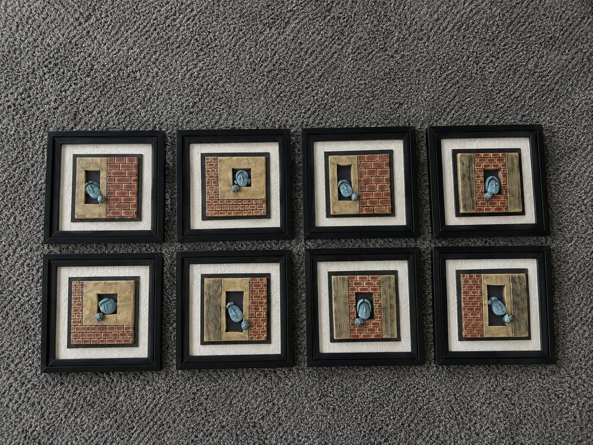 Handmade Sand Art Painting Set – Set of 8