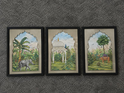 Royal Heritage Indian Palace Wall Art – 3-Piece