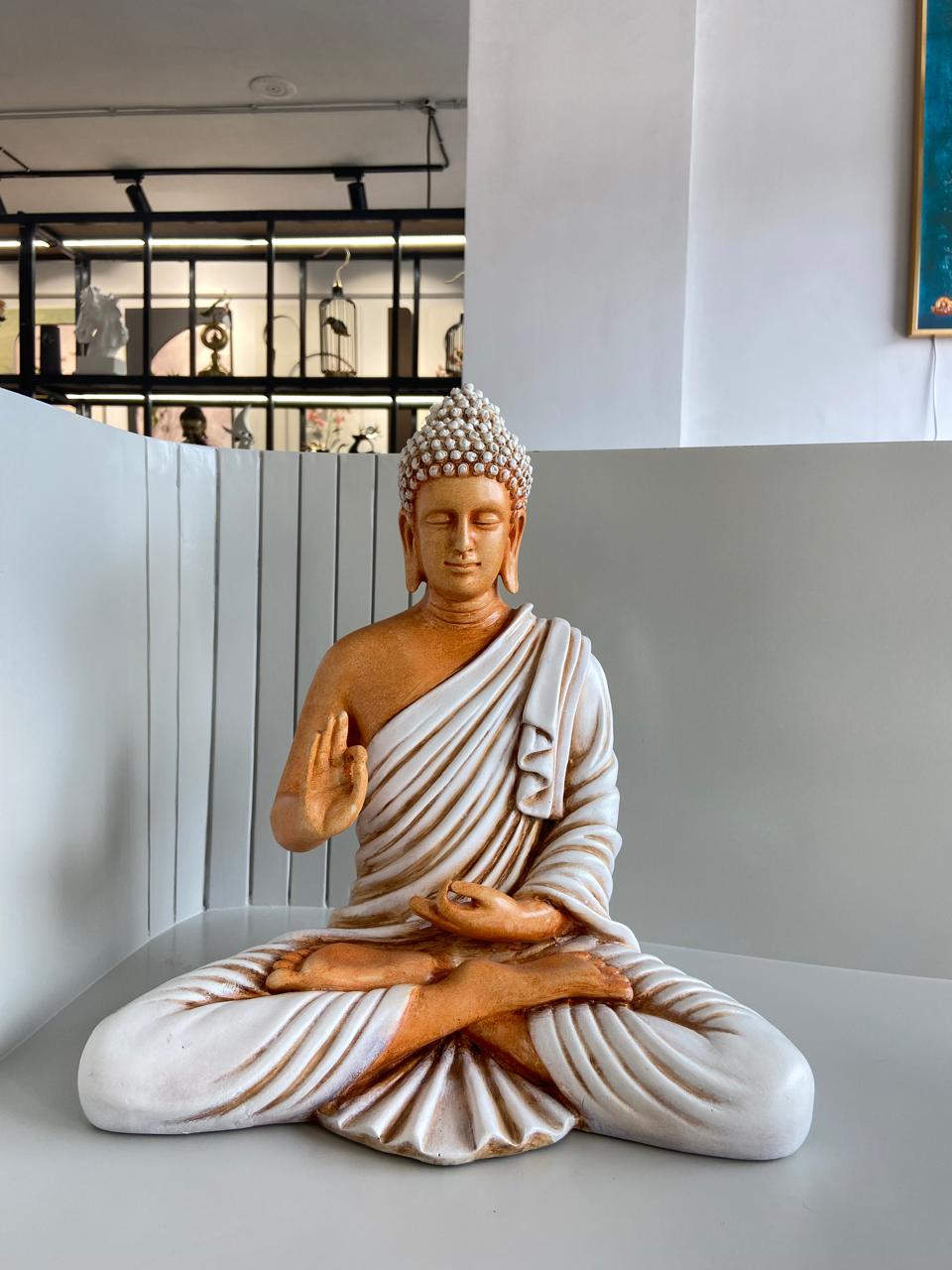 Serene Blessing Buddha Artifact