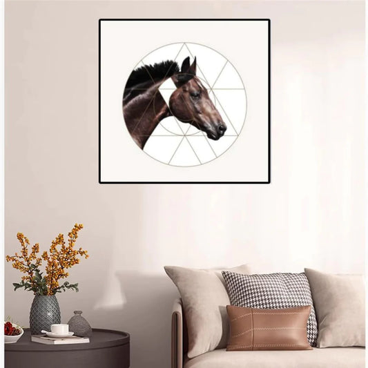 ANIMALS HORSE HEAD MODULAR PICTURES WALL PRINT PICTURES FOR LIVING ROOM