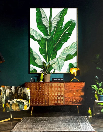 Banana Leaf Painting For Wall Art