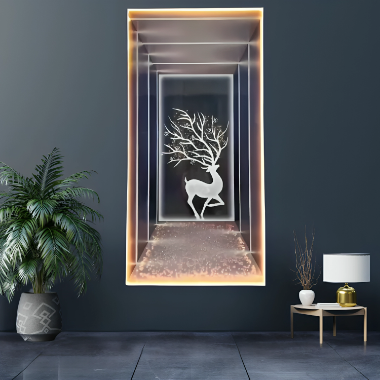 Crystal Porcelain Painting With LED